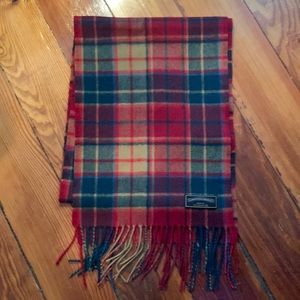100% Wool Plaid Scarf by James Pringle Weavers